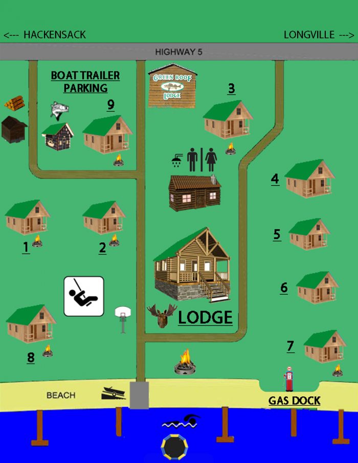 Resort Map | Green Roof Lodge